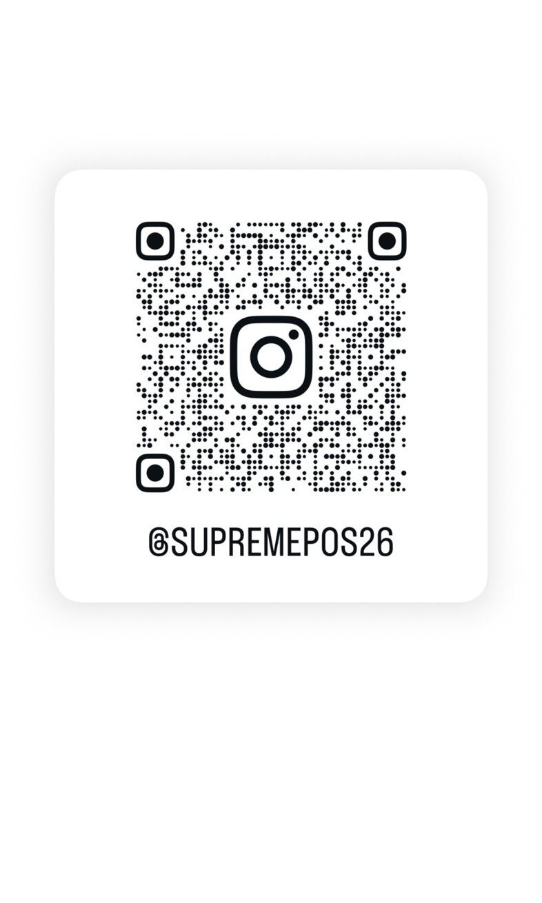 Instagram QR code for SupremePOS